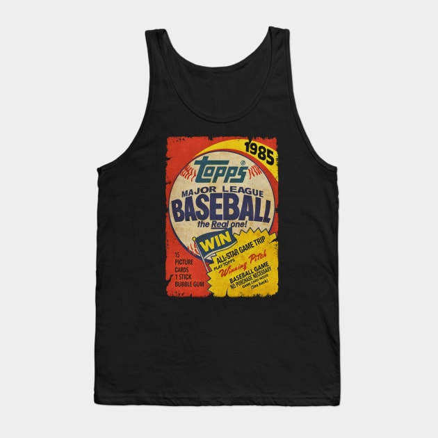 VINTAGE BASEBALL - TOPPS CARDS RETRO 1985 Tank Top by kedaiadon